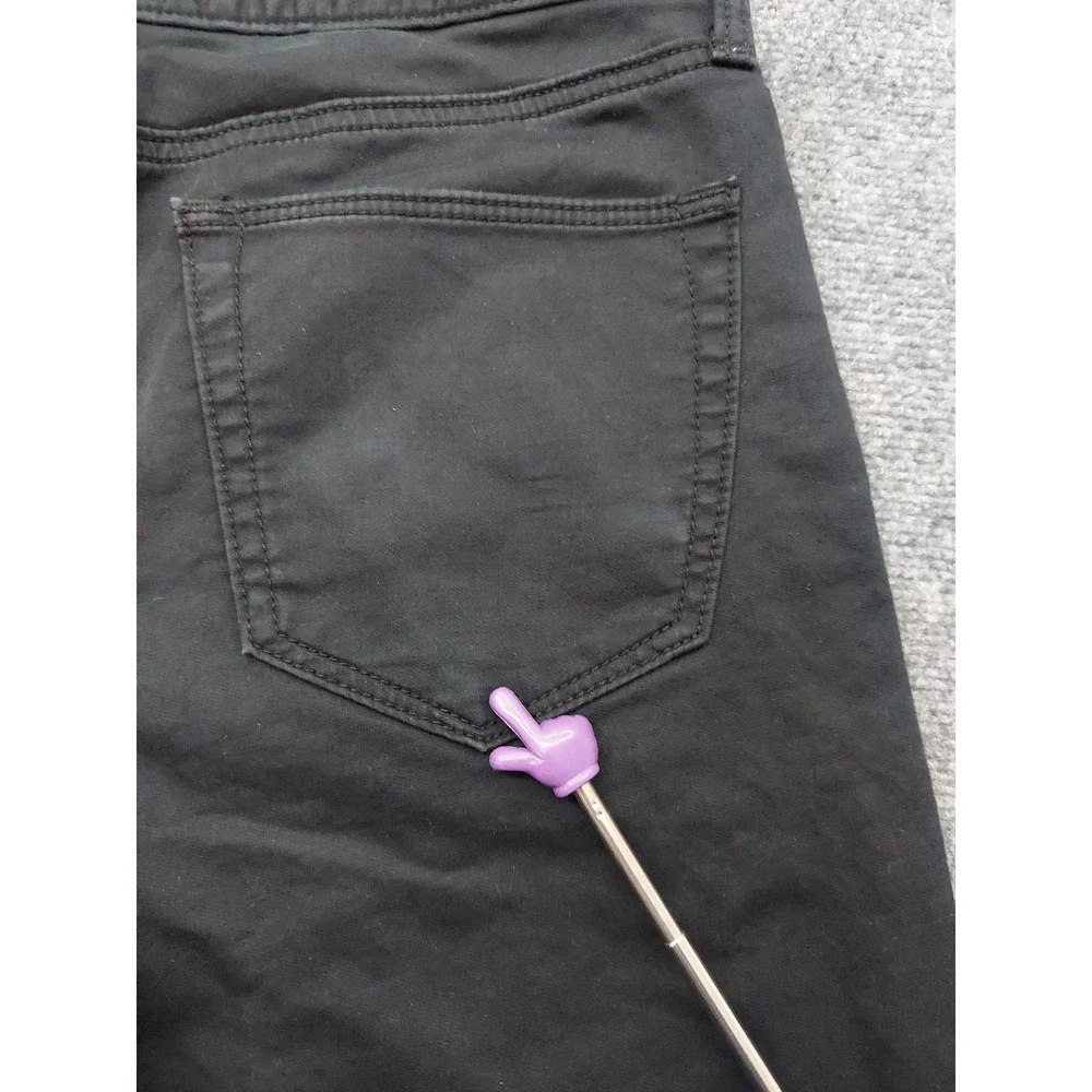 BANANA REPUBLIC Travel Jean Pants Mens 32x34 Black Stretch Athletic Fit Dark